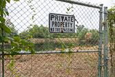 Retention basin at Montgomery Mall